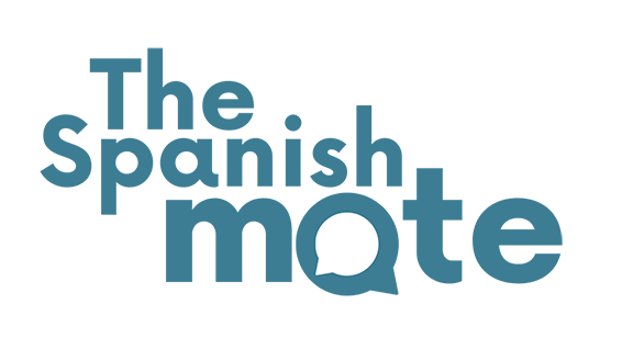 Logo horizontal de The Spanish Mate – escuela de español online
